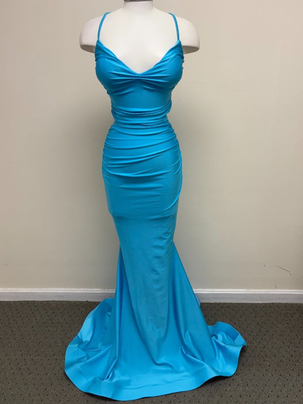 Jessica Angel dress 813 aqua size extra small NWT